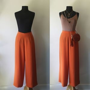 Celine Paris wide leg high rise palazzo pants